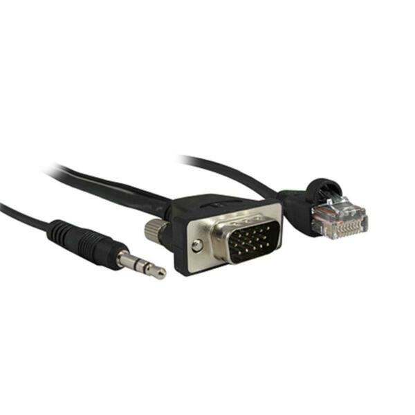 MVGA15P-P-10HR-AL Pro AV-IT Series Micro VGA Male to Male with Audio and LAN Cable 10 ft., Comprehensive, Mfr#: MVGA15P-P-10HR/AL